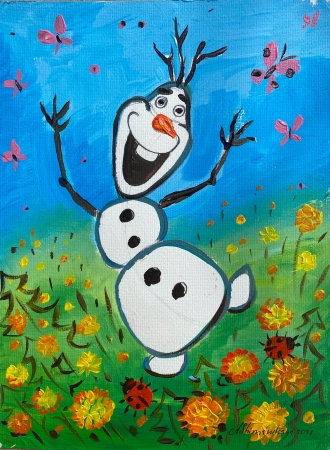 Song about summer by artist Anastasia Shimanskaya